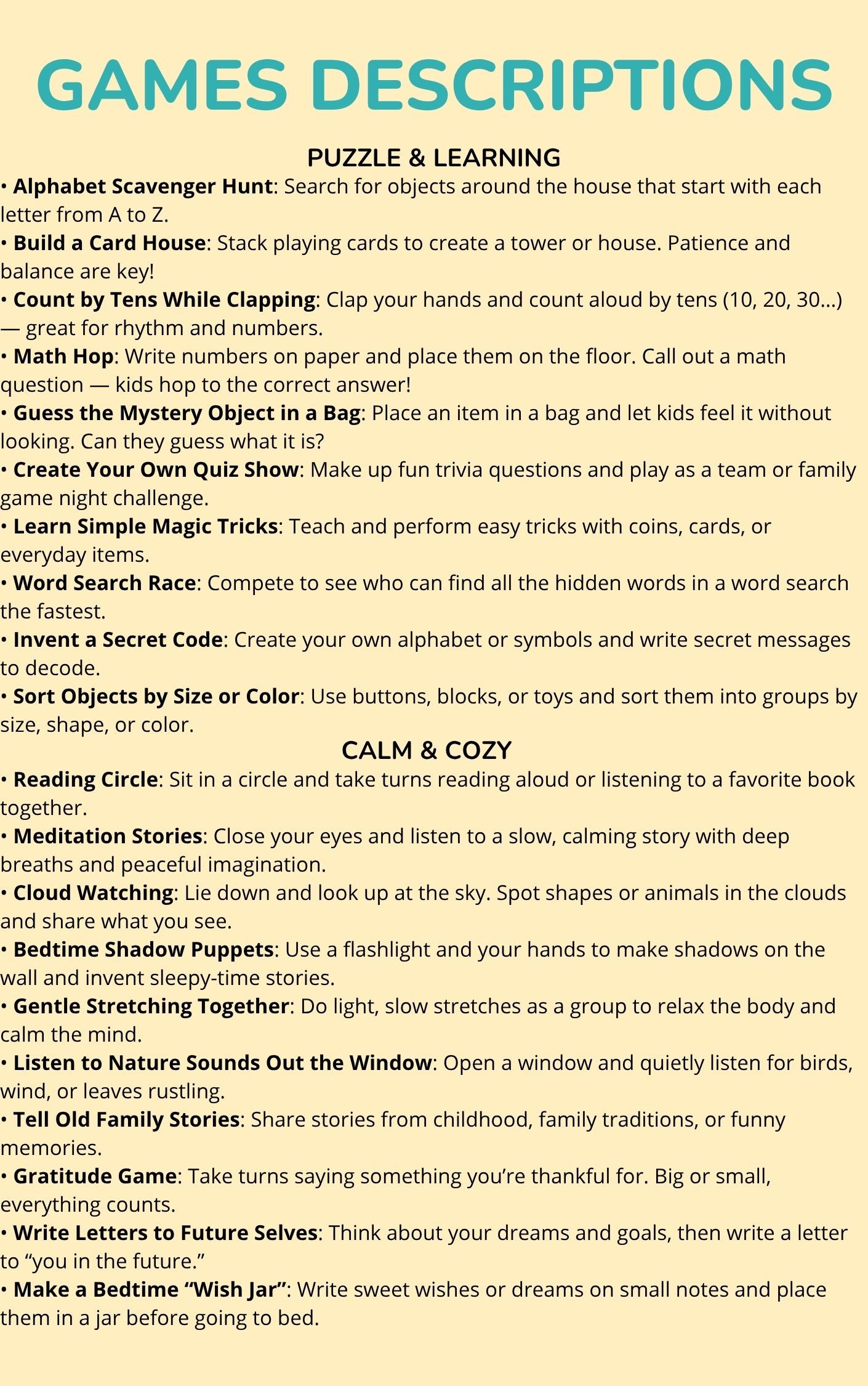100 Screen-Free Games for Kids – Fun Indoor & Outdoor Activities